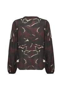 Kaffe BEATE AMBER - Blouse - windsor wine black flower