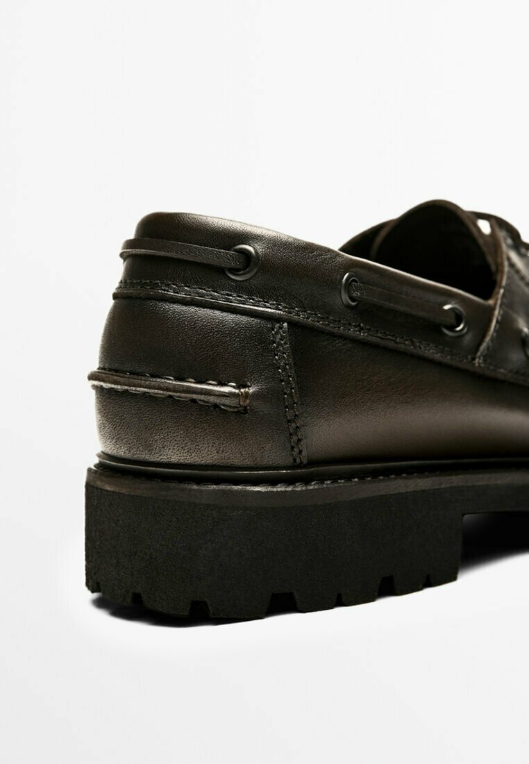 Massimo Dutti MIT PROFIL - Scarpe senza lacci - brown/marrone - Zalando.it