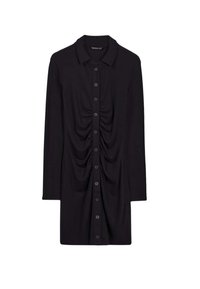 Stradivarius - MIT RAFFUNG - Pouzdrové šaty - black - 4