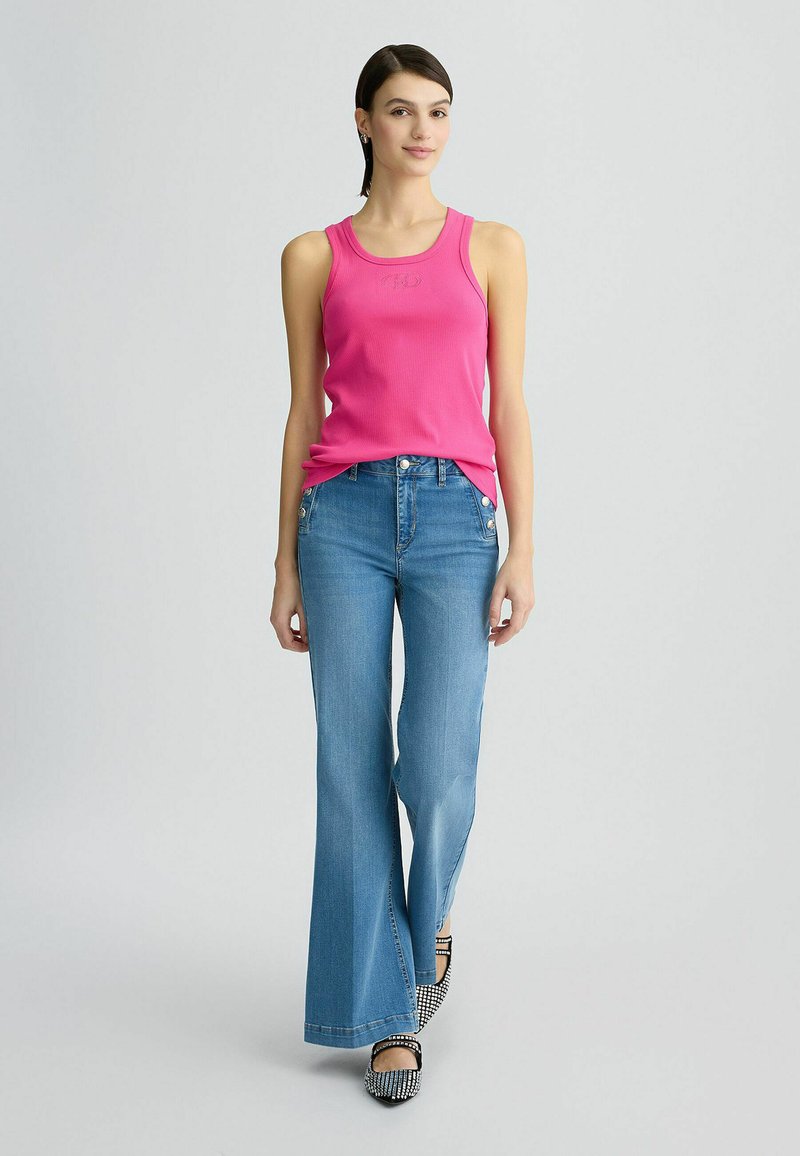 Via Appia Due - 7/8 jeans om aan te trekken - midblue-denim