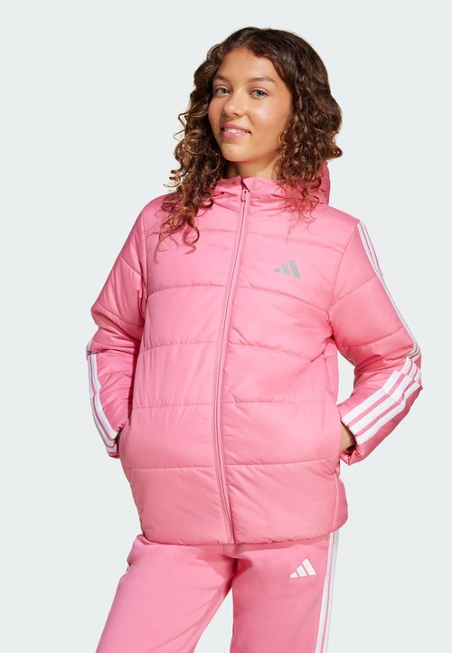 adidas JUNIOR UNISEX - Chaqueta de invierno - pink fusion white — photo 3
