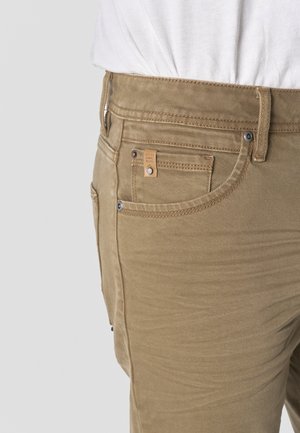 Koroshi, KOROSHI REGULAR COTTON MEN'S SHORT JEANS REGULAR COTTON MEN'S SHORT JEANS - Jeans Shorts - vison   mink light brown