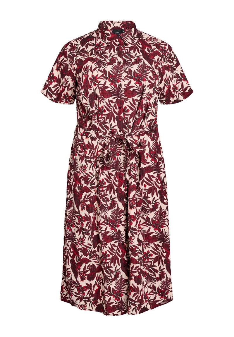 Zizzi Blousejurk rood
