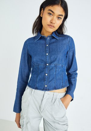 LAURYN - Button-down blouse - blue denim