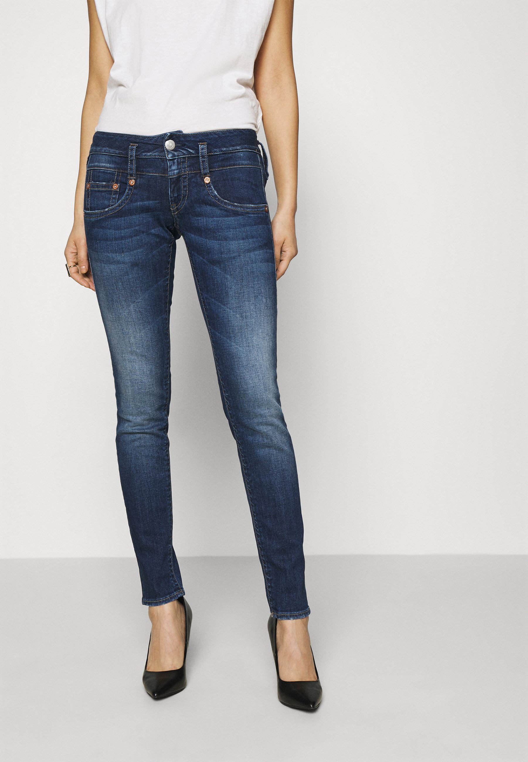 Herrlicher PITCH - Jeans Slim Fit - blue desire/blue denim - Zalando.de