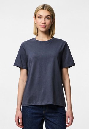 Pieces PCRIA SOLID TEE - T-shirt basique - ombre blue