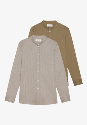 Pier One 2 PACK - Shirt - beech and multicolor