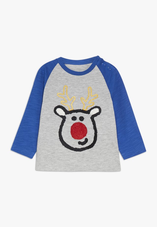 BABY REINDEER RAGALN TEE - Long sleeved top - blue