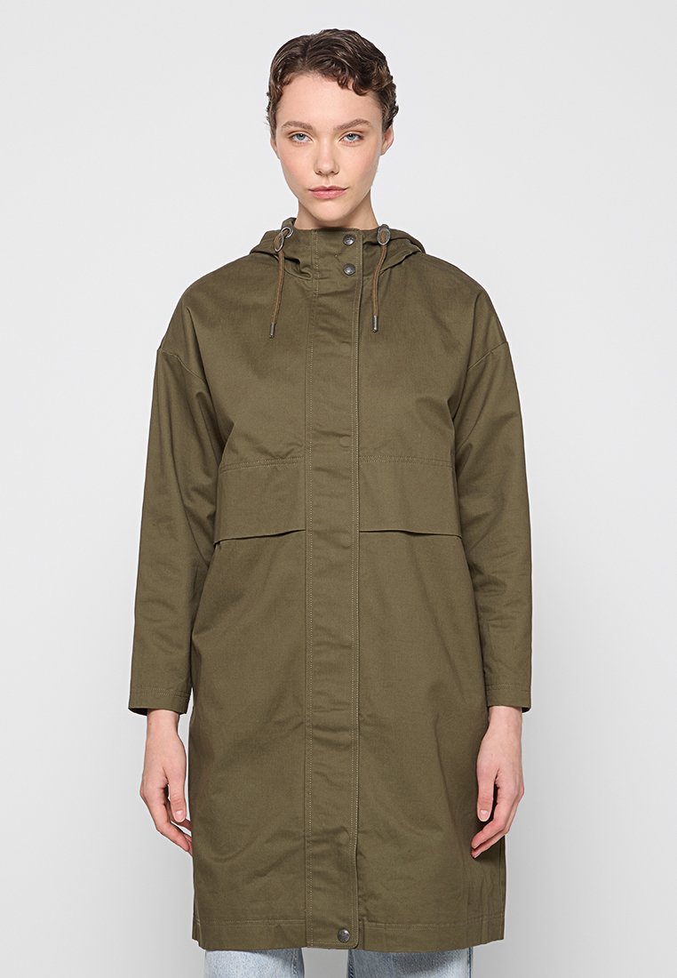 dreimaster Parka olijfgroen