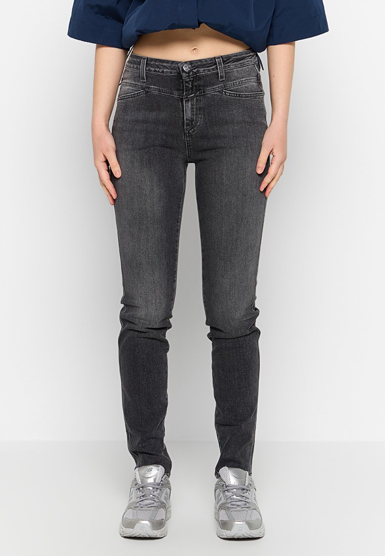 closed Jeans Skinny Fit donkergrijs