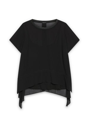 Fiorella Rubino, BLUSA ASIMMETRICA - Camicetta - nero