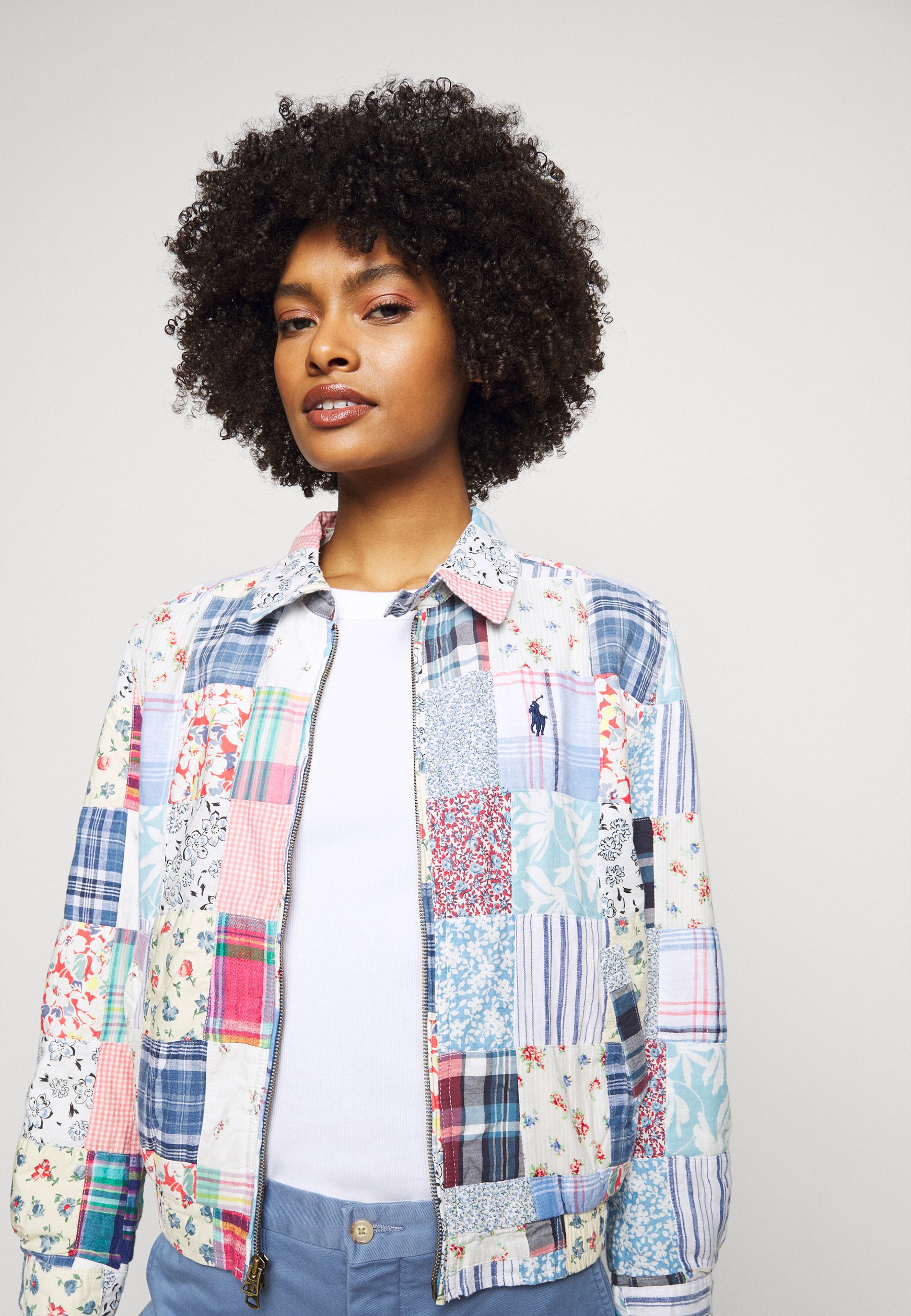ralph lauren patchwork vest