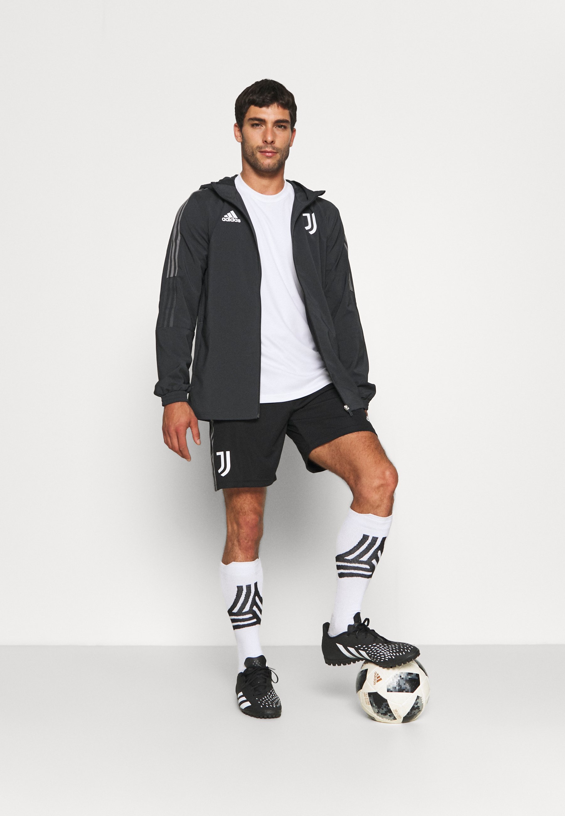 adidas Performance JUVENTUS TURIN PRESENTATION JACKET - Squadra -  carbon/grigio scuro - Zalando.it