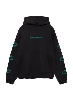 STWD COMMUNITY  - Mikina s kapucňou - black
