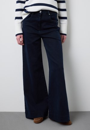 STRETCH  - Wide Leg - dark blue