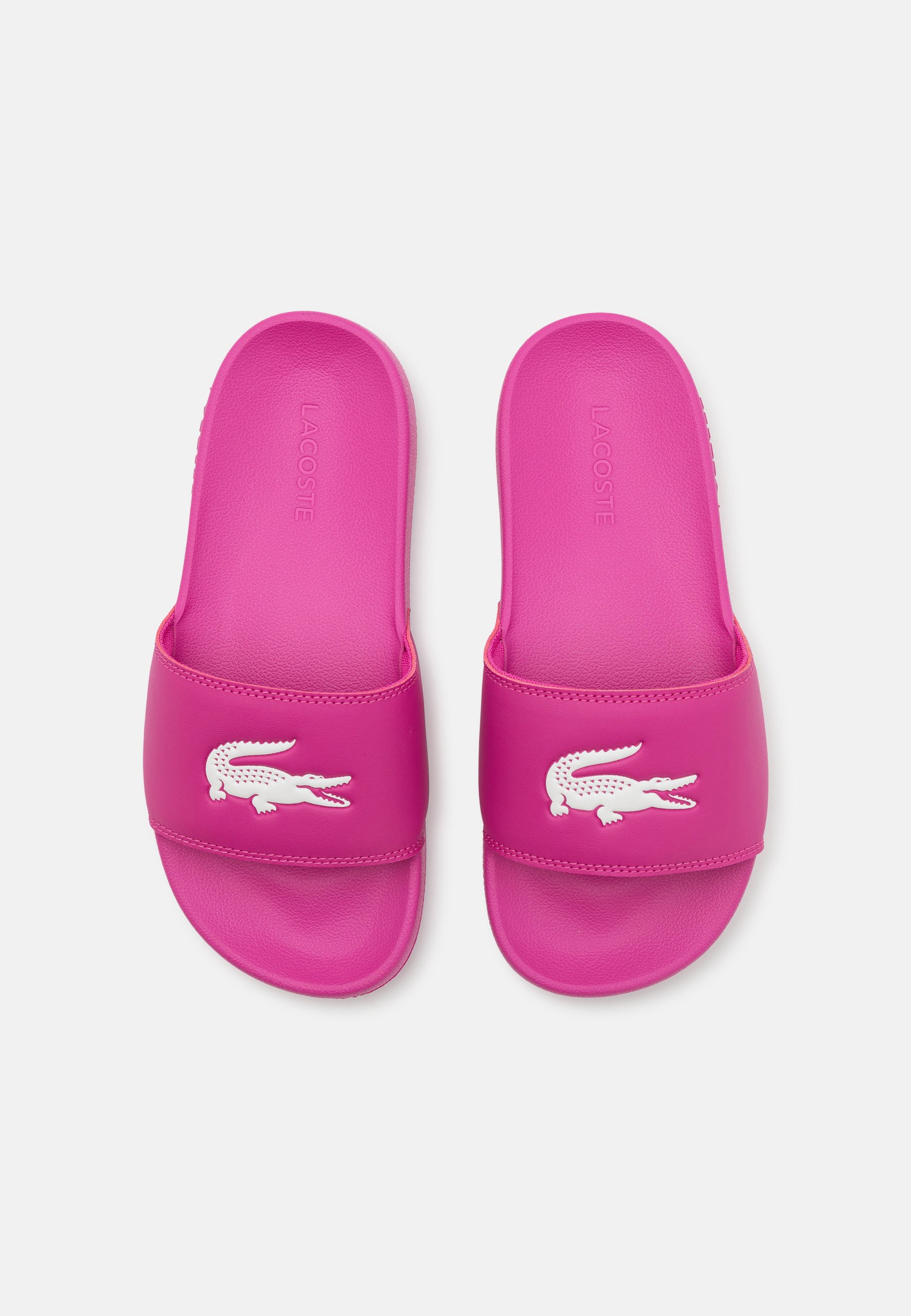 Lacoste SERVE SLIDE - Mules - pink/white/light pink - Zalando.co.uk