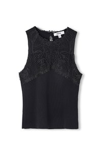 Ipekyol IPEKYOL KNITWEAR SLIM FIT LACE MIX czarny