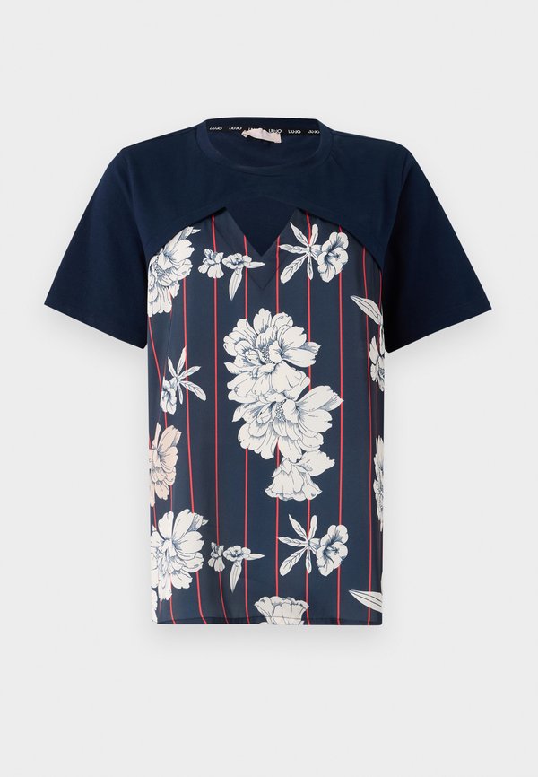 MODA - Print T-shirt - nuit noir4