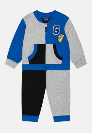 NEW BORN BOY ACTIVE SET - Tracksuit - black/grey/blue