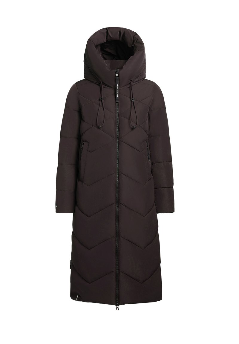 khujo Wintermantel donkerpaars
