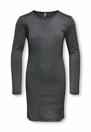 KOGTRINNY - Strikket kjole - black