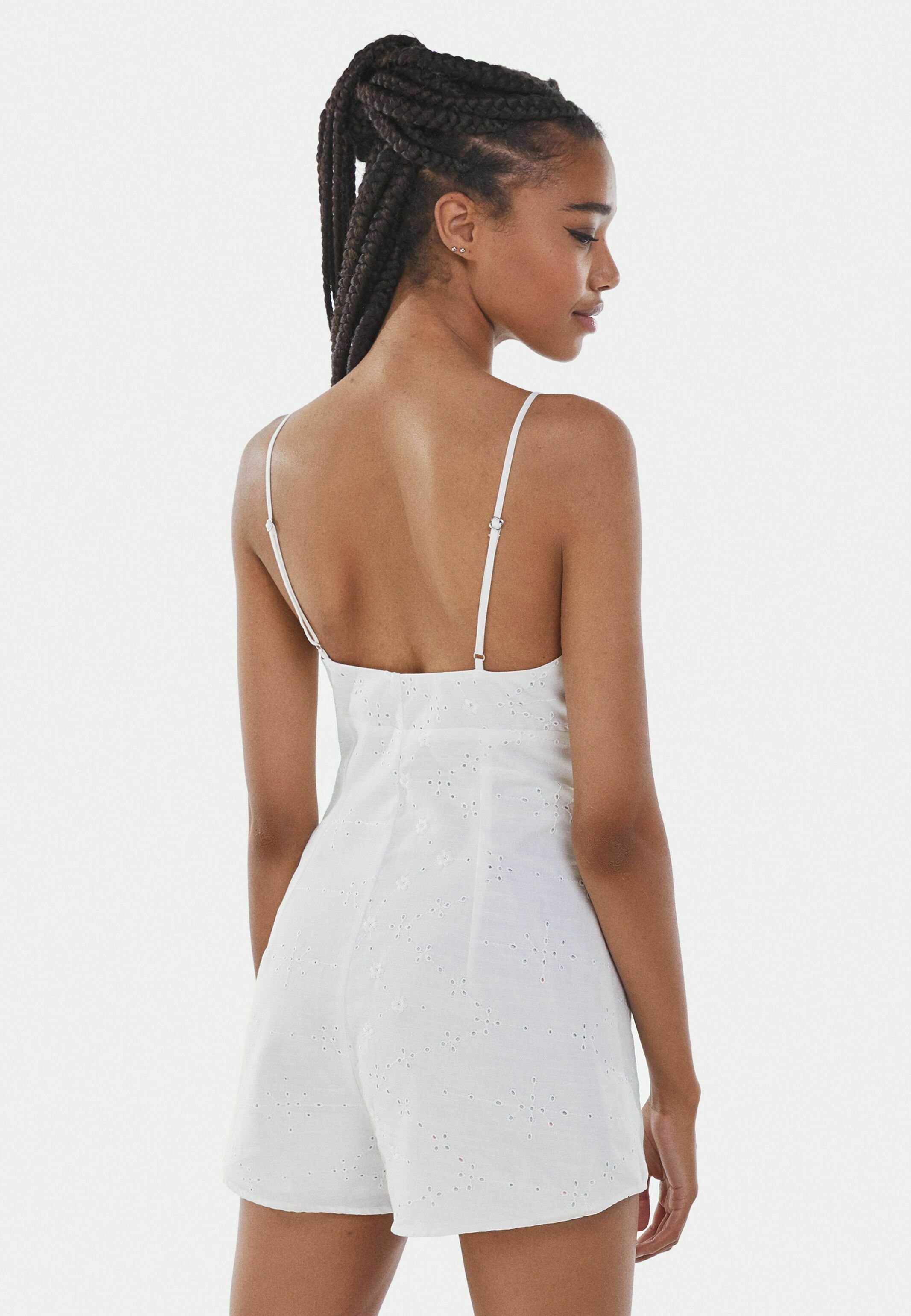 Bershka Combinaison - white/blanc - ZALANDO.BE