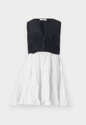 sandro ROBE - Hverdagskjole - noir/ecru