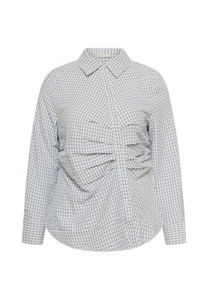 Kaffe Curve, KCIRINA SHIRT - Hemdbluse - white check