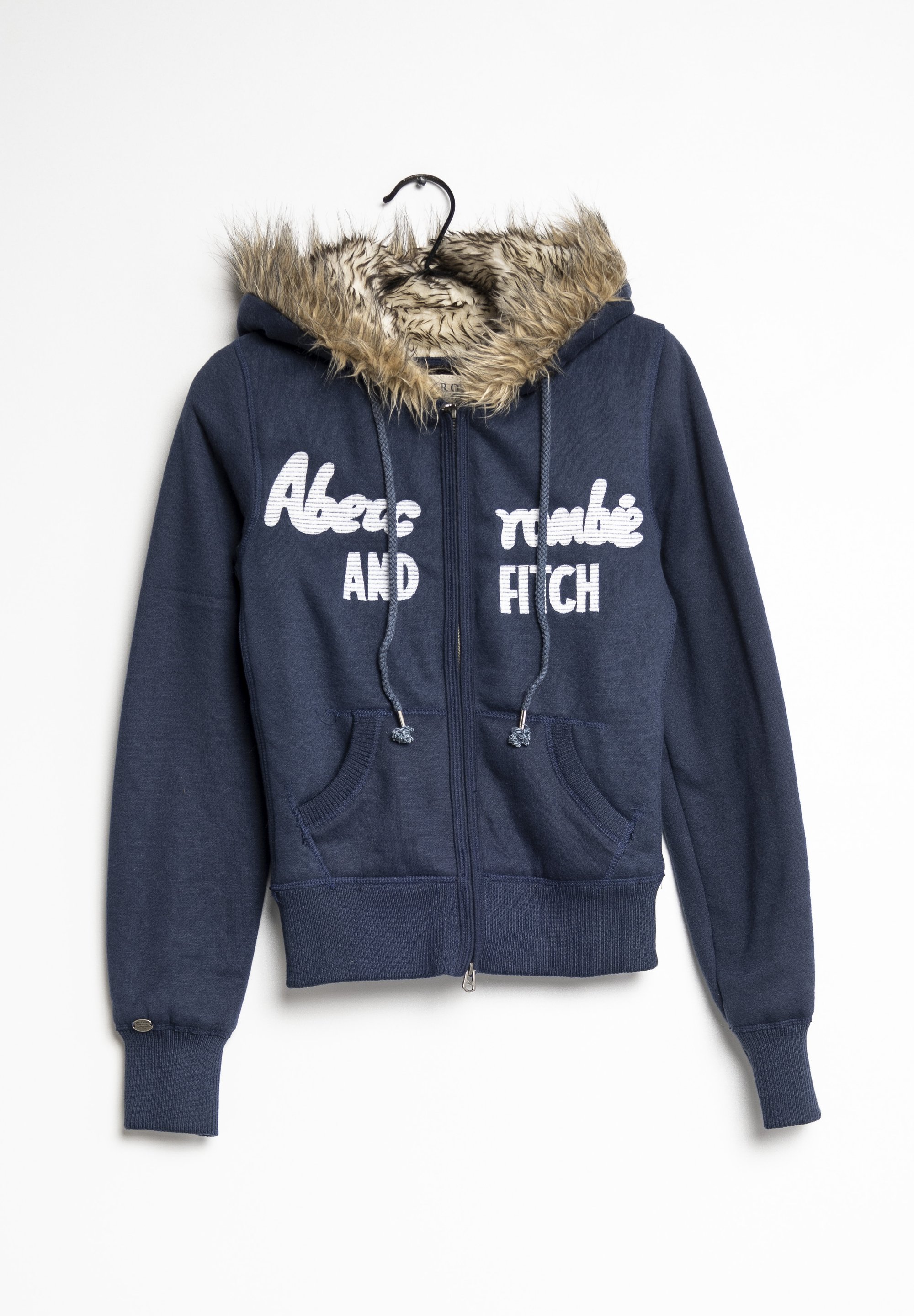 Abercrombie Fitch Felpa con zip blue/blu (Second hand