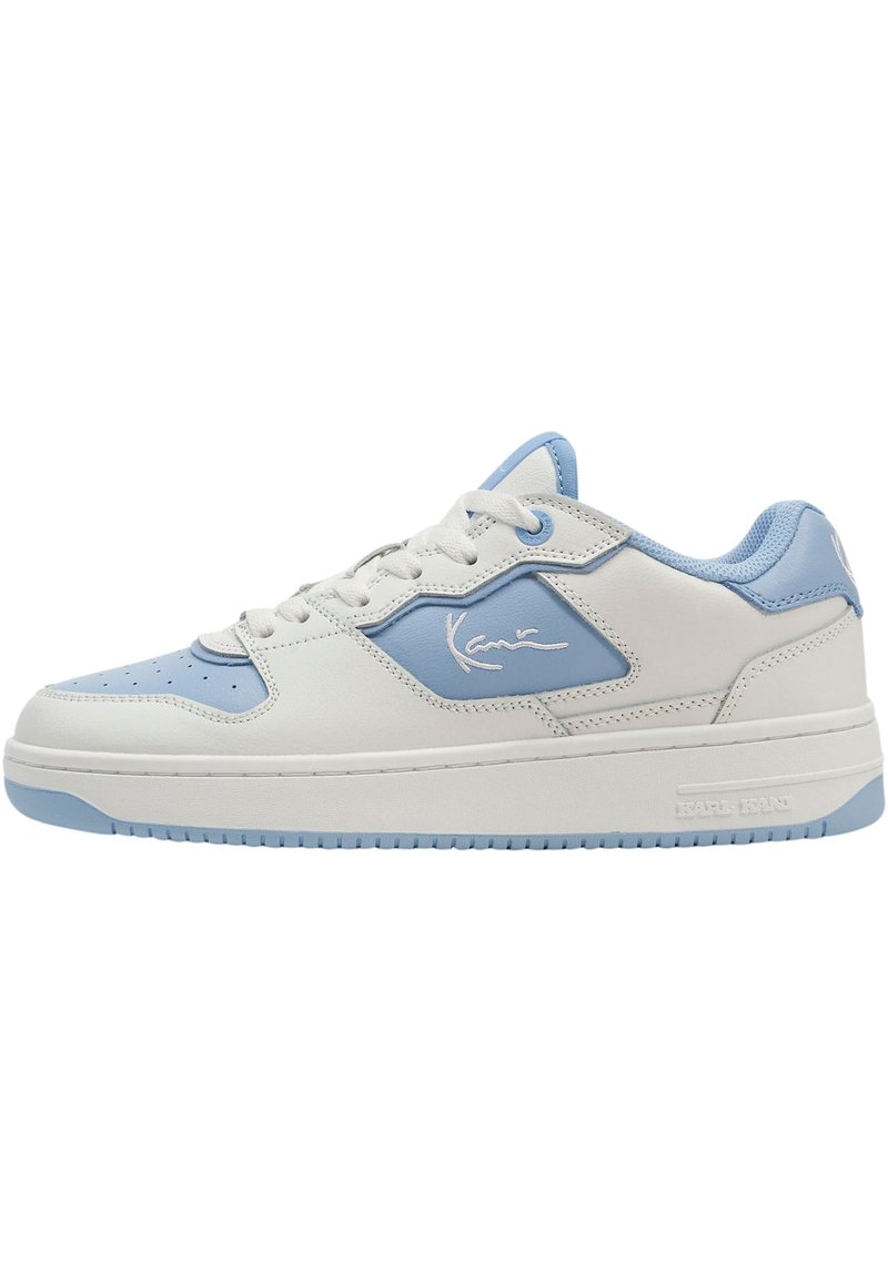 Karl Kani LOW V - Športni copati - white/lightblue