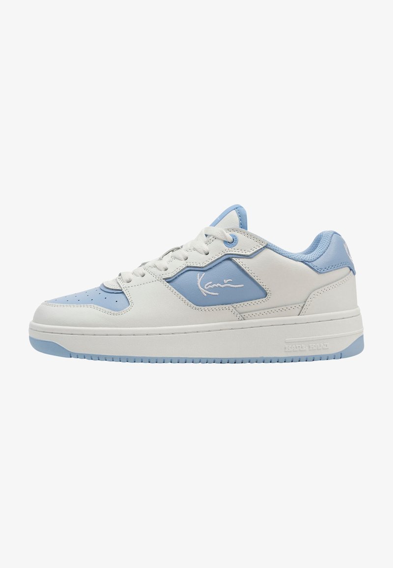 Karl Kani LOW V - Športni copati - white/lightblue