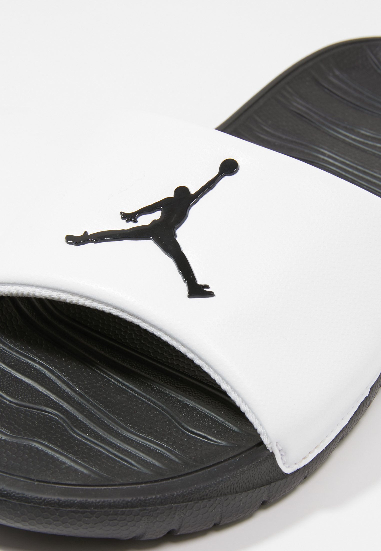 Jordan BREAK - Sandalias planas - white/black/blanco - Zalando.es