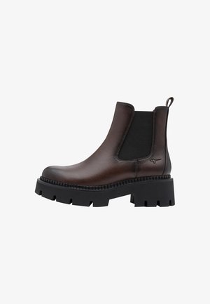 Tamaris, CHELSEA BOOT - Platform ankle boots - mocca