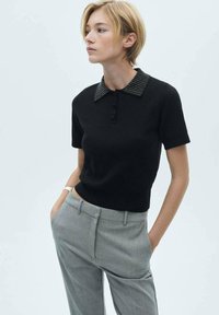 Mango Poloshirt - black