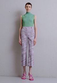 Missoni TROUSERS - Παντελόνι - white,fuxia
