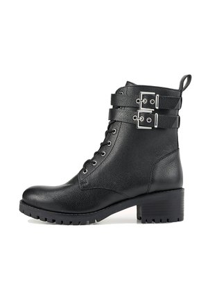 DAVINA - Bottines de cowboy / motard - noir