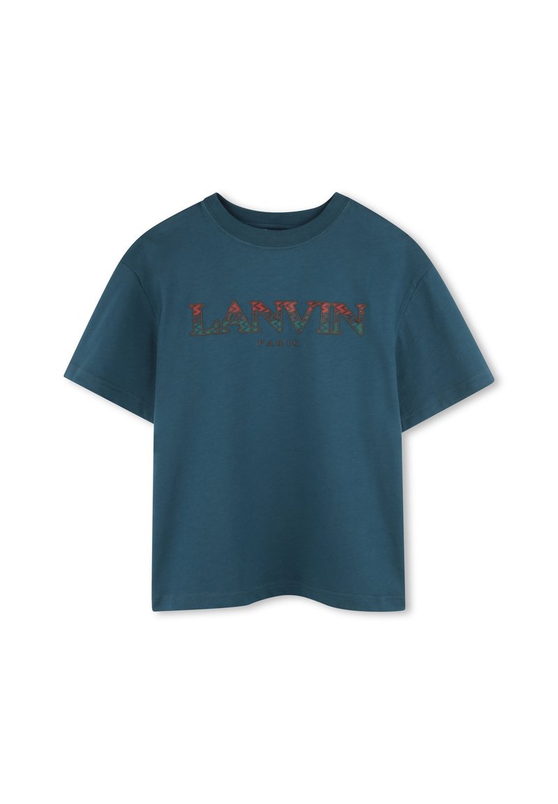 LANVIN T-shirt print petrol