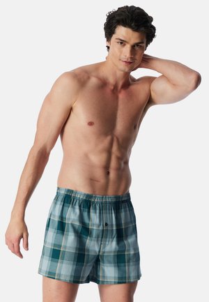 Schiesser, SCHIESSER 4 PACK - Weite Boxershorts - blau   petrol