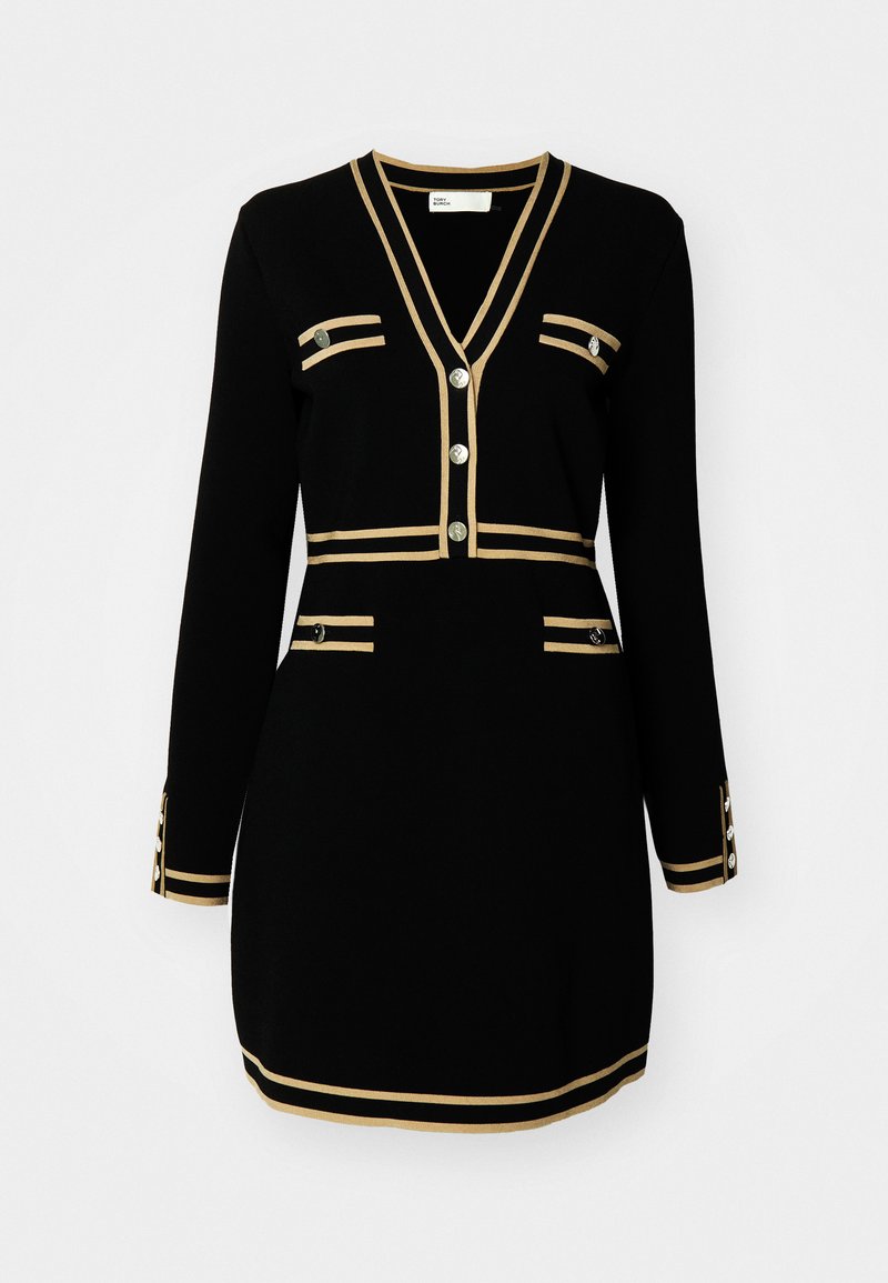 TORY BURCH Gebreide jurk zwart