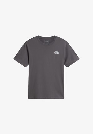 The North Face, M VERTICAL REG SS TEE-GRAPHIC. - T-Shirt print - smoked pearl