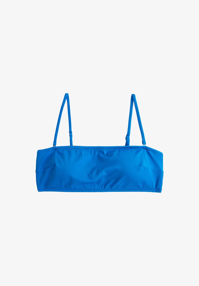 Koton REMOVABLE STRAPPY TISSUED STRAPLESS - Bikini pezzo sopra - blue