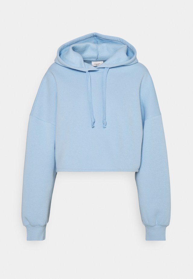 BASIC CROPPED HOOD - Kapuzenpullover - blue bell