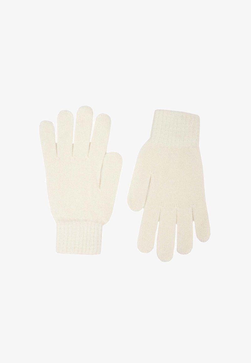 Zwillingsherz Fingerhandschuh - weiss