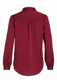 VILA VIELLETTE - Skjortebluser - beet red