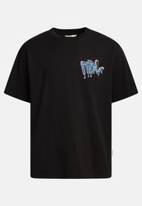 UNISEX TOBIAS - Majica kratkih rukava s printom - black