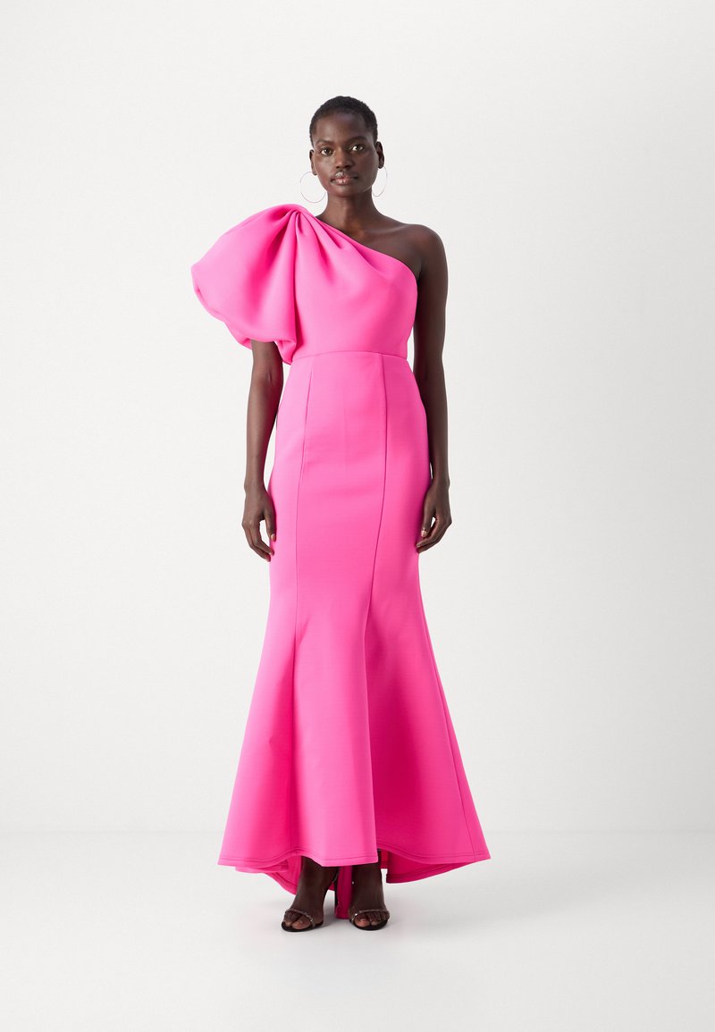 Elegant Classy Scuba Dress Styles One Shoulder Dress Powder Pink  Your  Favourite Dresses