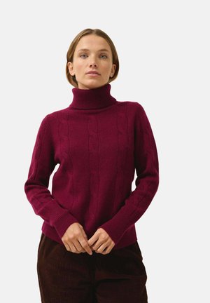 ESTELLE TURTLENECK SWEATER - Maglione - burgundy