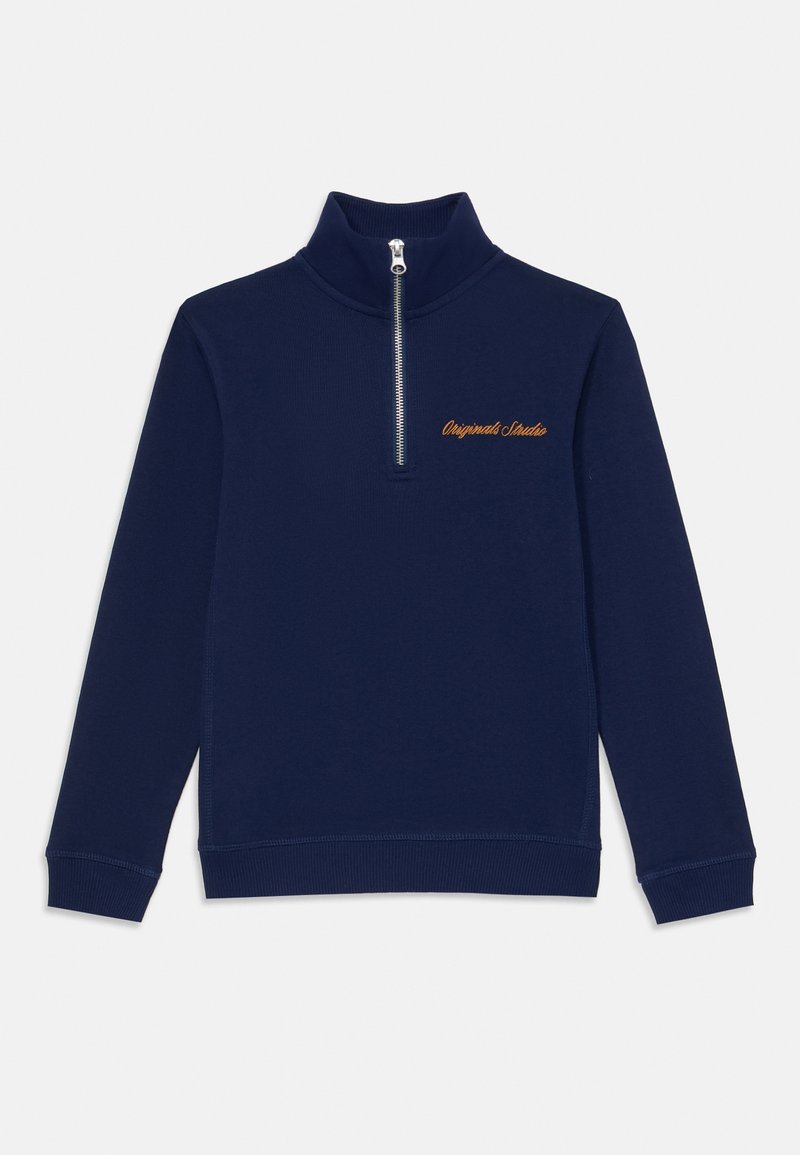 Jack & Jones Junior JORNORREBRO HIGH NECK - Mikina - ocean cavern