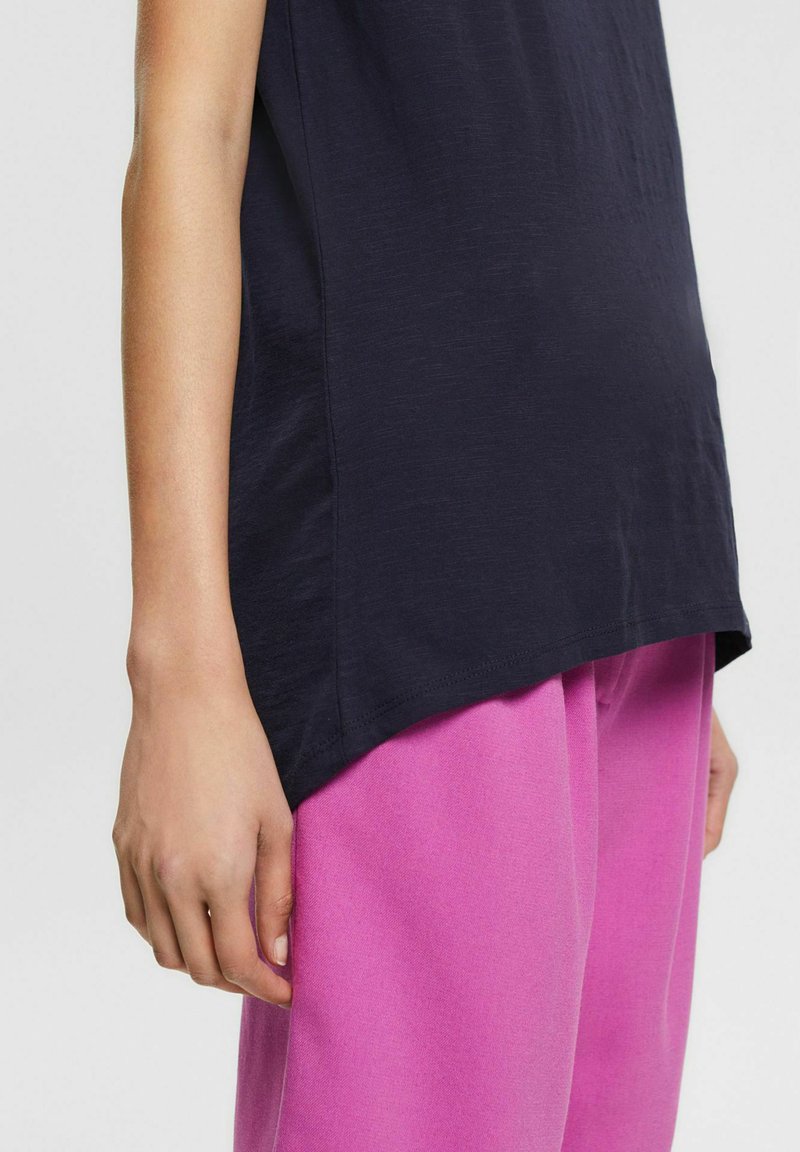 Damen Kleider | edc by Esprit T-Shirt basic navy/dunkelblau meliert - OQ82870 Damen Kleider | edc by Esprit T-Shirt basic navy/dunkelblau meliert - OQ82870