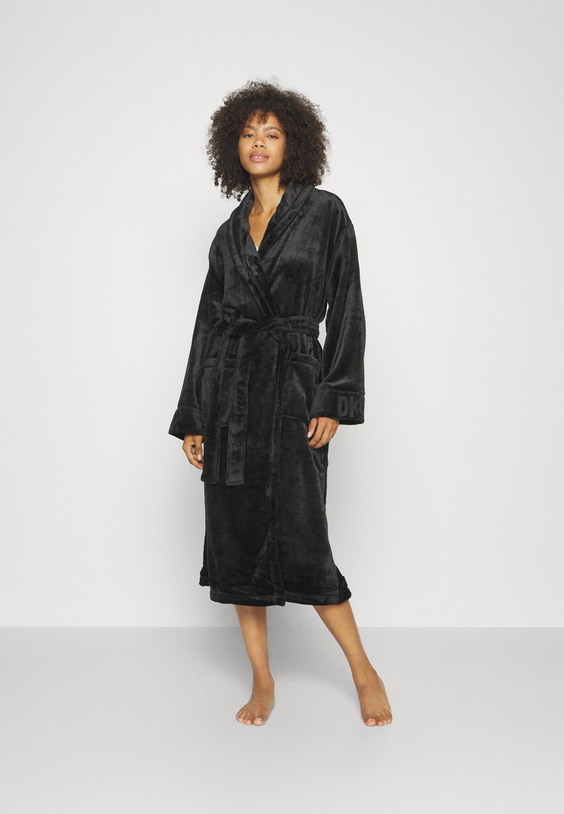 DKNY Intimates SIGNATURE ROBE Dressing gown black Zalando.co.uk